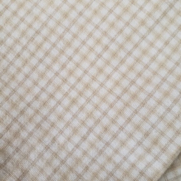 SIGRID OLSEN SPORT | White and Beige Check Pants Trousers Bottoms Women - Picture 9 of 9